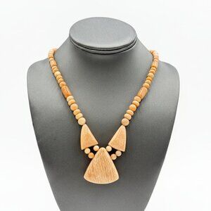 Jay King Sterling Silver Peach Stone Triangular Drop Necklace – 18"